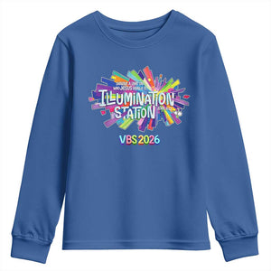 Illumination Station VBS 2026 Christian Lights Youth Sweatshirt Bible Jesus