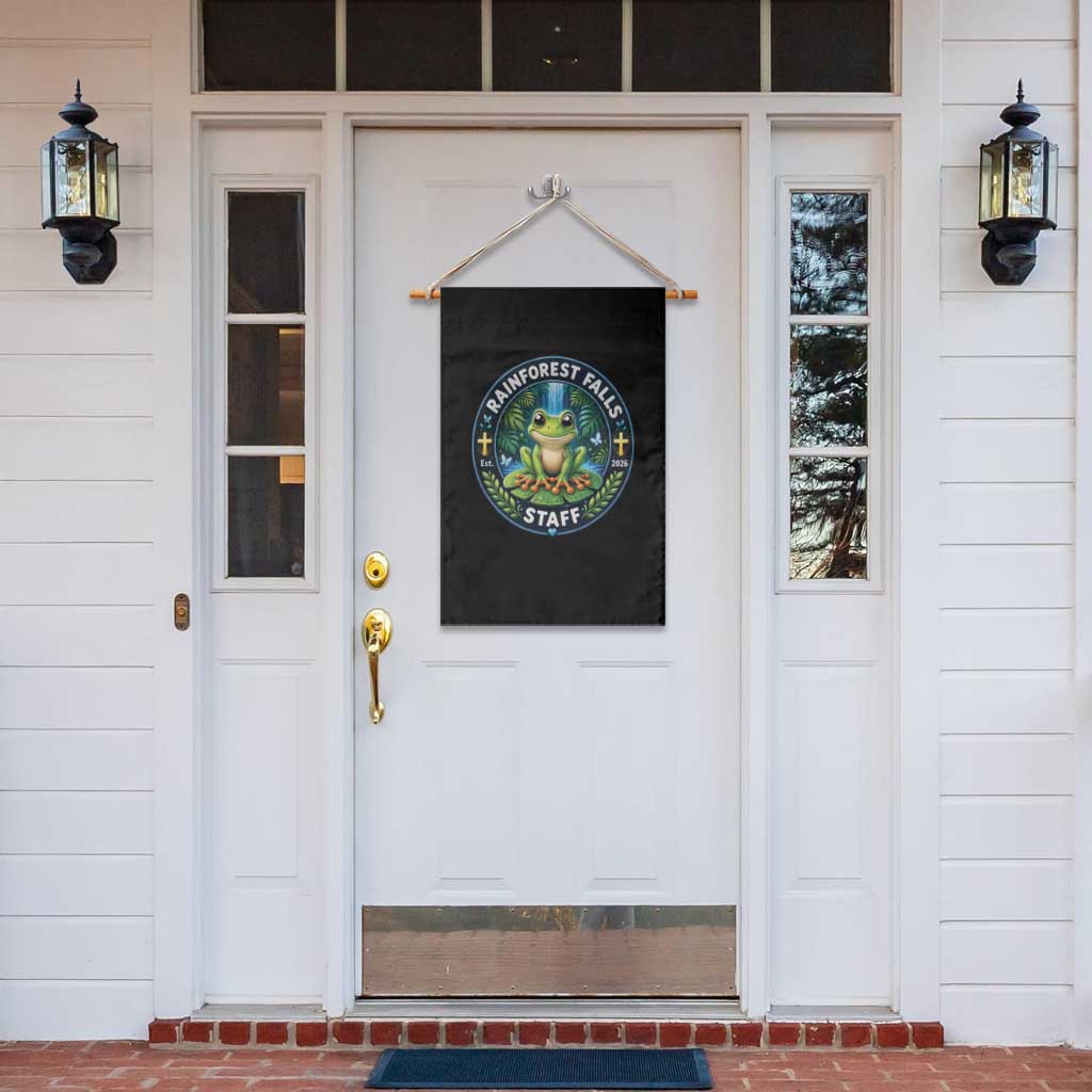 Rainforest Falls Staff Garden Flag VBS 2026 Director Teacher TS10 Print Your Wear