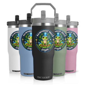 Rainforest Falls Staff Flip Straw Tumbler VBS 2026 Director Teacher TS10 Print Your Wear