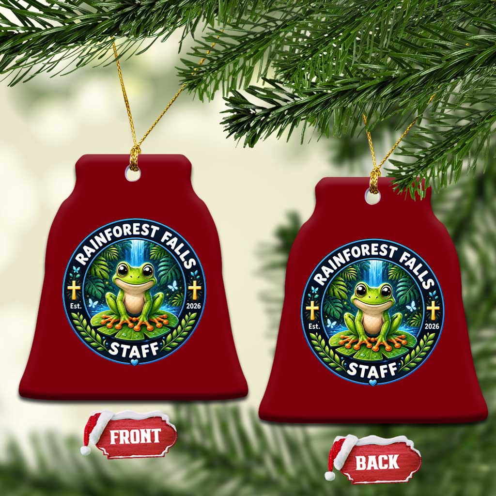 Rainforest Falls Staff Ceramic Ornament VBS 2026 Director Teacher TS10 Print Your Wear