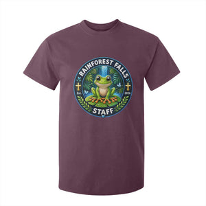 Rainforest Falls Staff T Shirt For Kid VBS 2026 Director Teacher TS10 Maroon Print Your Wear