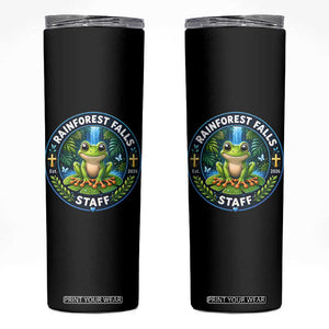 Rainforest Falls Staff Skinny Tumbler VBS 2026 Director Teacher TS10 Black Print Your Wear
