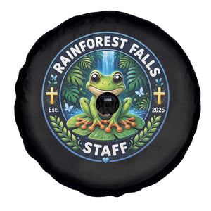 Rainforest Falls Staff Spare Tire Cover VBS 2026 Director Teacher TS10 Print Your Wear