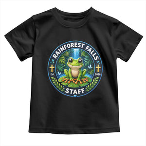 Rainforest Falls Staff Toddler T Shirt VBS 2026 Director Teacher TS10 Black Print Your Wear
