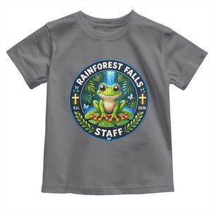 Rainforest Falls Staff Toddler T Shirt VBS 2026 Director Teacher TS10 Charcoal Print Your Wear