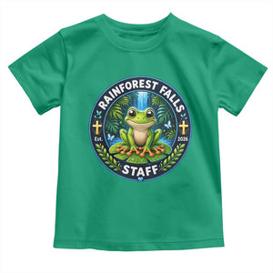 Rainforest Falls Staff Toddler T Shirt VBS 2026 Director Teacher TS10 Irish Green Print Your Wear
