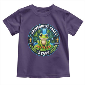 Rainforest Falls Staff Toddler T Shirt VBS 2026 Director Teacher TS10 Purple Print Your Wear