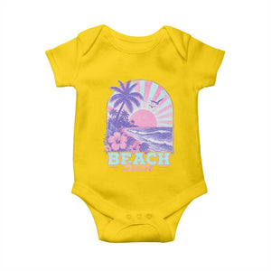 Beach Bum Baby Onesie Summer Vacation Beach Lover Surf Wave Vintage Tropical Sunset Aesthetic