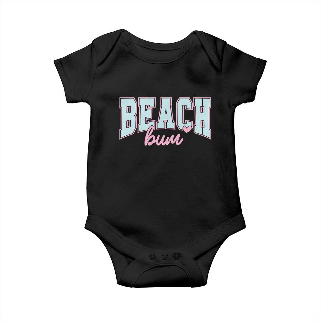 Beach Bum Baby Onesie Summer Vacation Beach Lovers TS10 Black Print Your Wear