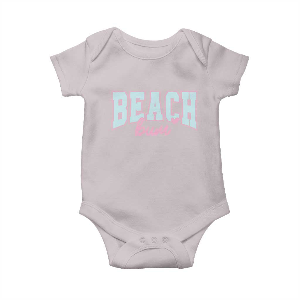 Beach Bum Baby Onesie Summer Vacation Beach Lovers TS10 Ice Gray Print Your Wear
