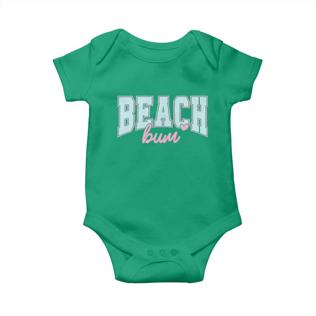 Beach Bum Baby Onesie Summer Vacation Beach Lovers TS10 Irish Green Print Your Wear