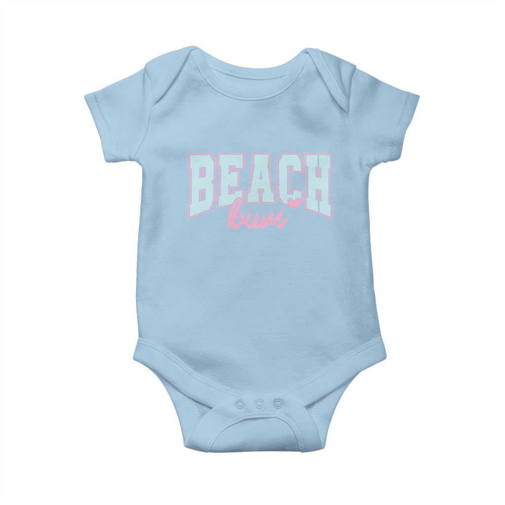 Beach Bum Baby Onesie Summer Vacation Beach Lovers TS10 Light Blue Print Your Wear