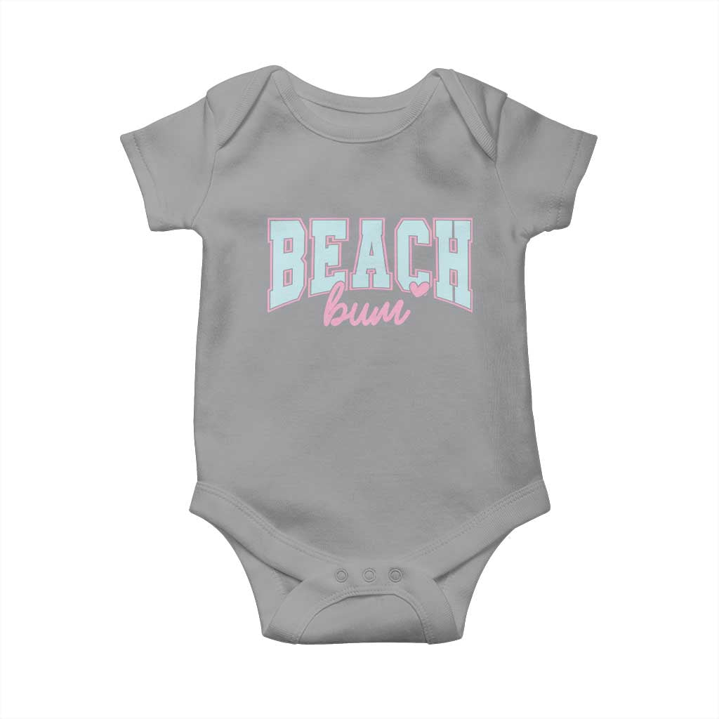 Beach Bum Baby Onesie Summer Vacation Beach Lovers TS10 Sport Gray Print Your Wear
