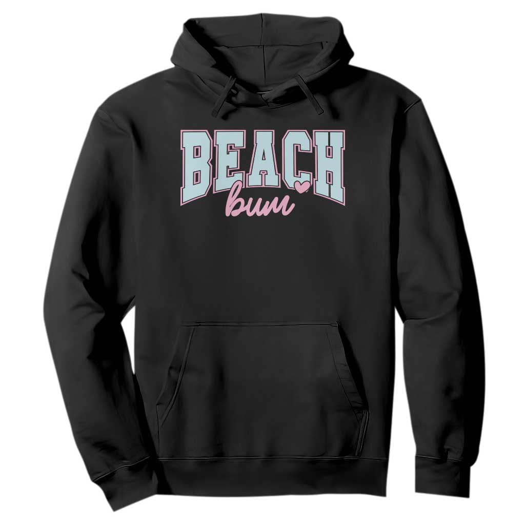 Beach Bum Hoodie Summer Vacation Beach Lovers TS10 Black Print Your Wear