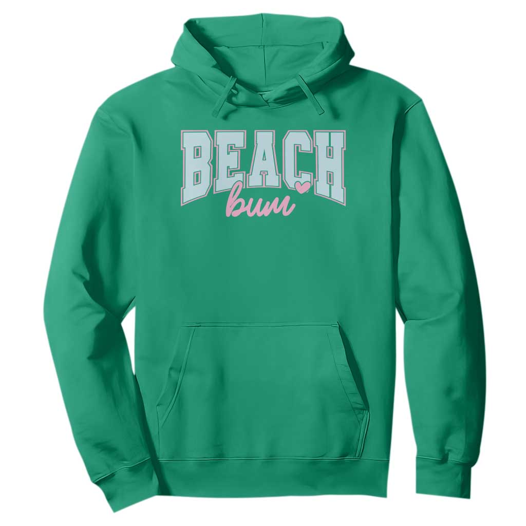 Beach Bum Hoodie Summer Vacation Beach Lovers TS10 Irish Green Print Your Wear