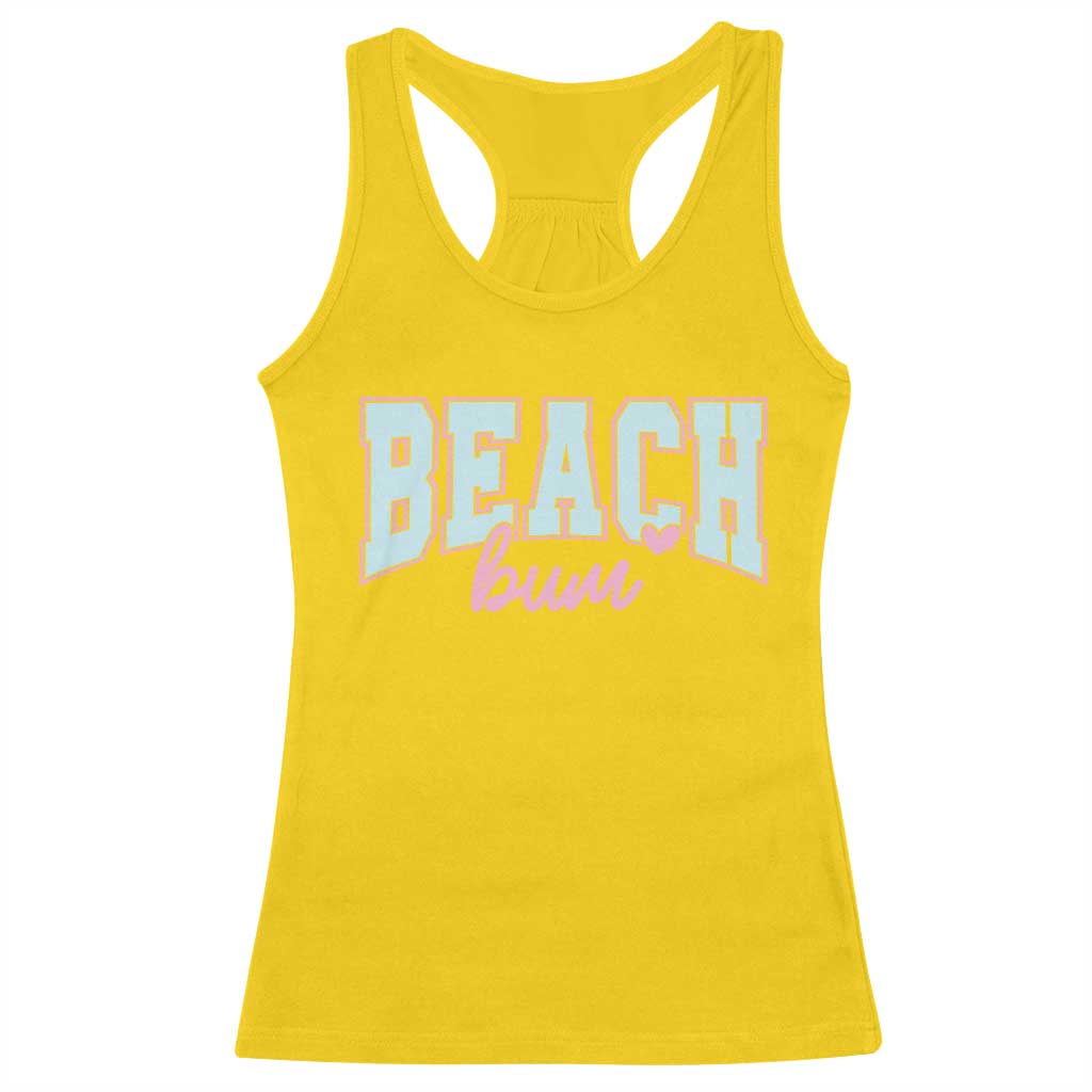 Beach Bum Racerback Tank Top Summer Vacation Beach Lovers TS10 Daisy Print Your Wear