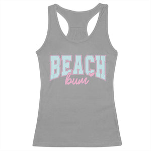 Beach Bum Racerback Tank Top Summer Vacation Beach Lovers TS10 Sport Gray Print Your Wear