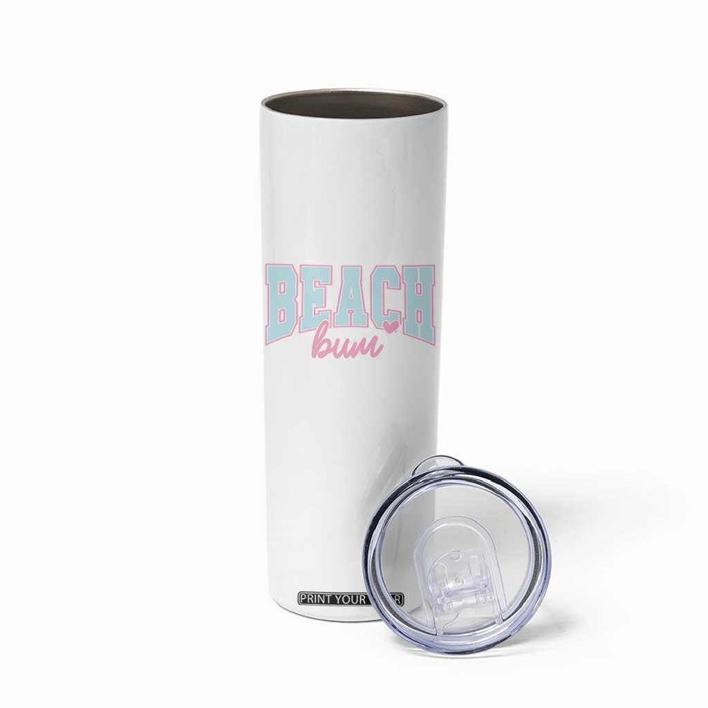Beach Bum Skinny Tumbler Summer Vacation Beach Lovers TS10 Print Your Wear