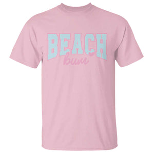 Beach Bum T Shirt Summer Vacation Beach Lovers TS10 Light Pink Print Your Wear