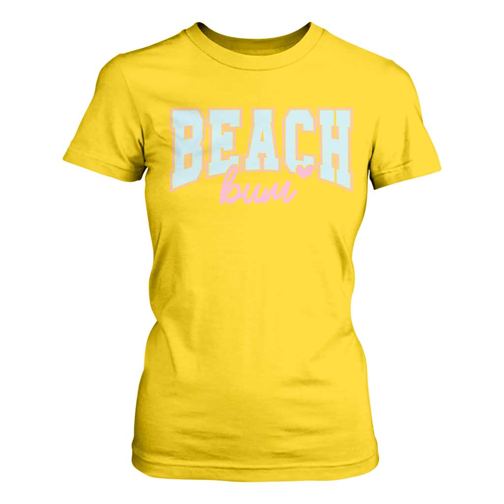 Beach Bum T Shirt For Women Summer Vacation Beach Lovers TS10 Daisy Print Your Wear