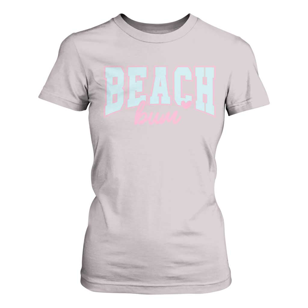 Beach Bum T Shirt For Women Summer Vacation Beach Lovers TS10 Ice Gray Print Your Wear