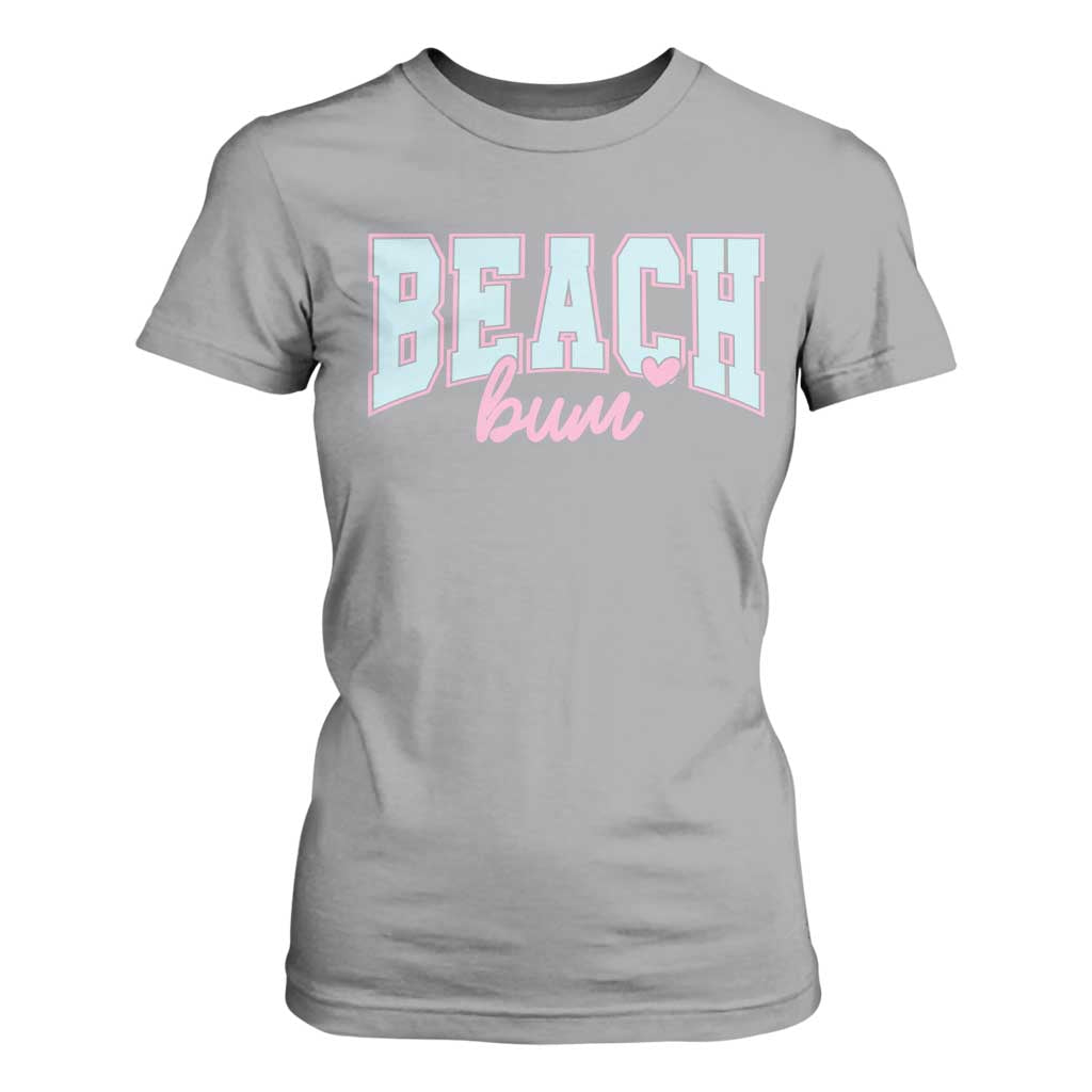 Beach Bum T Shirt For Women Summer Vacation Beach Lovers TS10 Sport Gray Print Your Wear