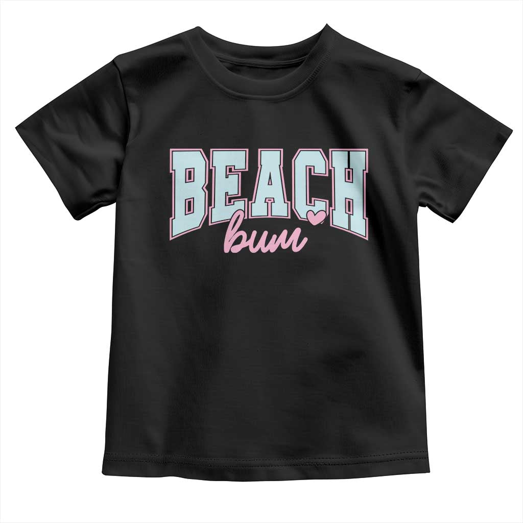 Beach Bum Toddler T Shirt Summer Vacation Beach Lovers TS10 Black Print Your Wear