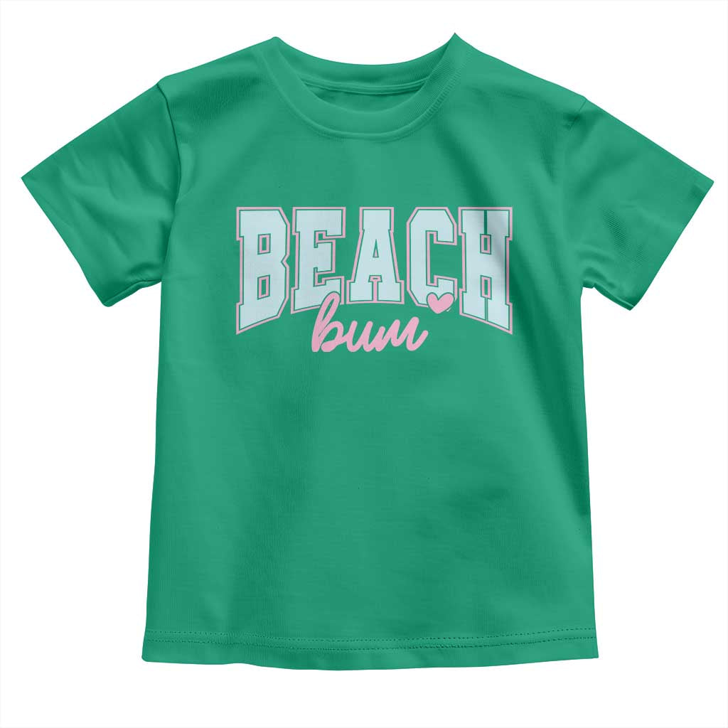 Beach Bum Toddler T Shirt Summer Vacation Beach Lovers TS10 Irish Green Print Your Wear