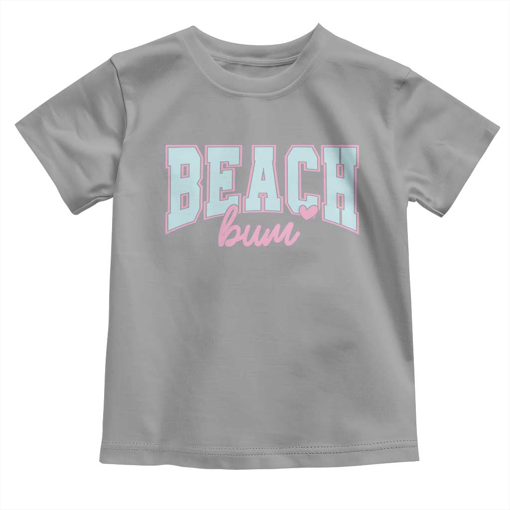 Beach Bum Toddler T Shirt Summer Vacation Beach Lovers TS10 Sport Gray Print Your Wear