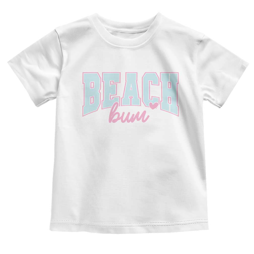 Beach Bum Toddler T Shirt Summer Vacation Beach Lovers TS10 White Print Your Wear