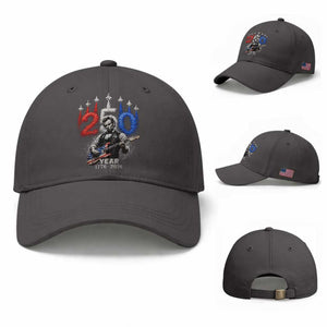 Vintage Abraham Lincoln Abe Lincoln Playing Guitar 250 Years Baseball Cap 1776 2026 Humor Patriotic TS10 Baseball Cap Universal Fit Dark Gray Print Your Wear