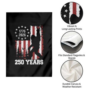 Vintage Bigfoot USA 250th Anniversary Garden Flag 250 Years Of Freedom US Flag Independence Day 4th July Patriotic
