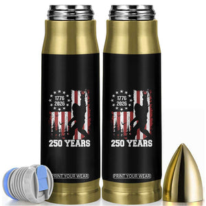 Vintage Bigfoot USA 250th Anniversary Bullet Tumbler 250 Years Of Freedom US Flag Independence Day 4th July Patriotic TS10 Black Print Your Wear