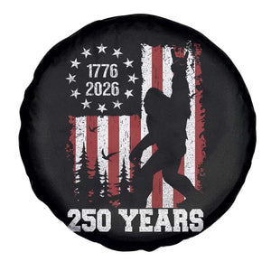 Vintage Bigfoot USA 250th Anniversary Spare Tire Cover 250 Years Of Freedom US Flag Independence Day 4th July Patriotic