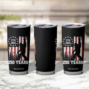 Vintage Bigfoot USA 250th Anniversary Tumbler Cup 250 Years Of Freedom US Flag Independence Day 4th July Patriotic