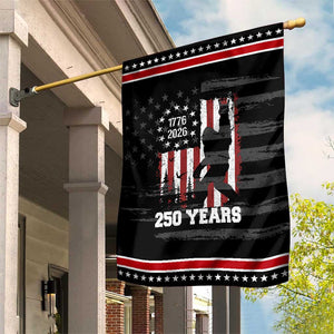 Vintage Bigfoot USA 250th Anniversary Patriotic Garden Flag 250 Years Of Freedom US Flag Independence Day 4th July