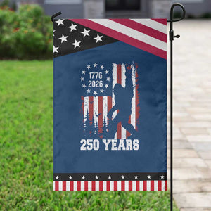 Vintage Bigfoot USA 250th Anniversary Patriotic Garden Flag 250 Years Of Freedom US Flag Independence Day 4th July