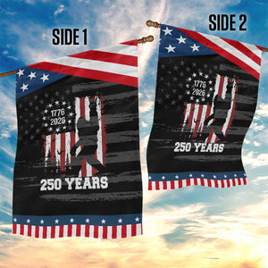 Vintage Bigfoot USA 250th Anniversary Patriotic Garden Flag 250 Years Of Freedom US Flag Independence Day 4th July