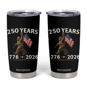 Bigfoot USA 250th Anniversary Tumbler Cup Sasquatch 250 Years Vintage American Flag Patriotic 4th of July