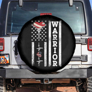 Cool Heart Surgery Warrior Spare Tire Cover Coronary Bypass Artery Open Heart Surgery Heartbeat American Flag