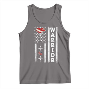 Cool Heart Surgery Warrior Tank Top Coronary Bypass Artery Open Heart Surgery Heartbeat American Flag