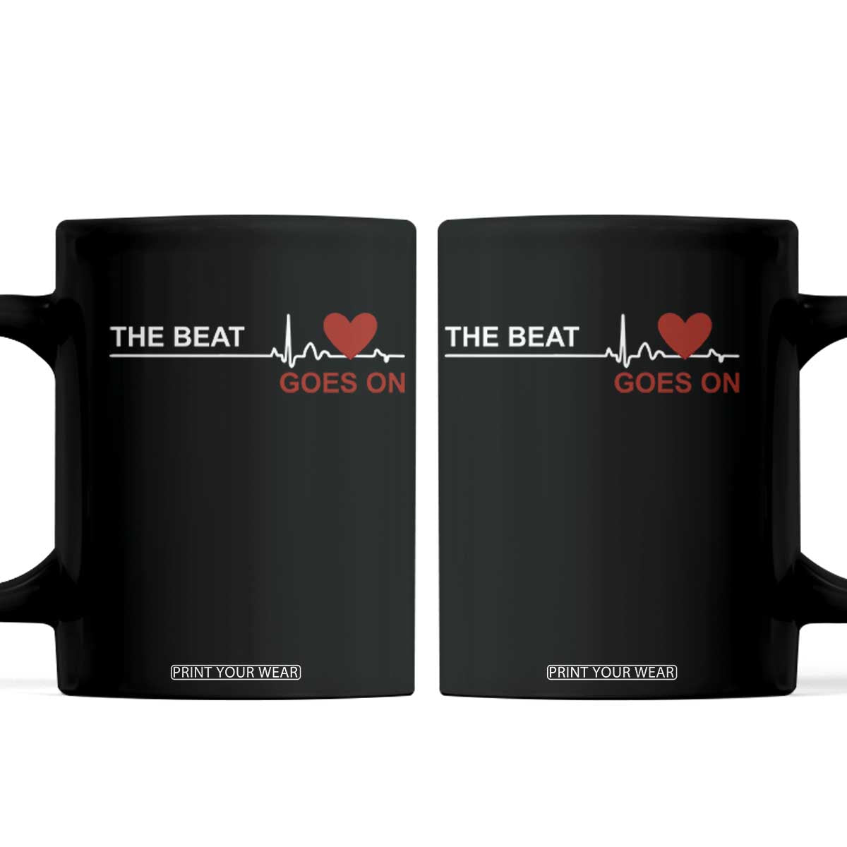 Cool Heart Surgery Survivor Coffee Mug Heart Attack Surgery The Beat Goes On Rehab Recover