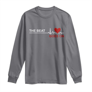 Cool Heart Surgery Survivor Long Sleeve Shirt Heart Attack Surgery The Beat Goes On Rehab Recover
