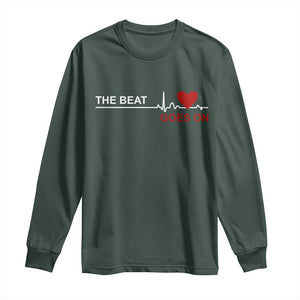 Cool Heart Surgery Survivor Long Sleeve Shirt Heart Attack Surgery The Beat Goes On Rehab Recover
