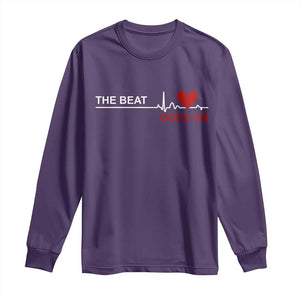 Cool Heart Surgery Survivor Long Sleeve Shirt Heart Attack Surgery The Beat Goes On Rehab Recover