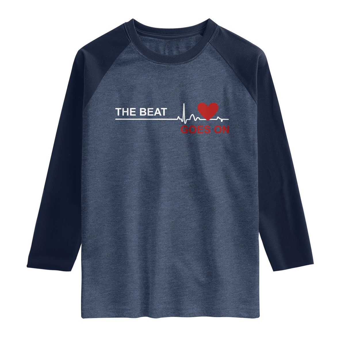 Cool Heart Surgery Survivor Raglan Shirt Heart Attack Surgery The Beat Goes On Rehab Recover