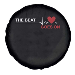 Cool Heart Surgery Survivor Spare Tire Cover Heart Attack Surgery The Beat Goes On Rehab Recover