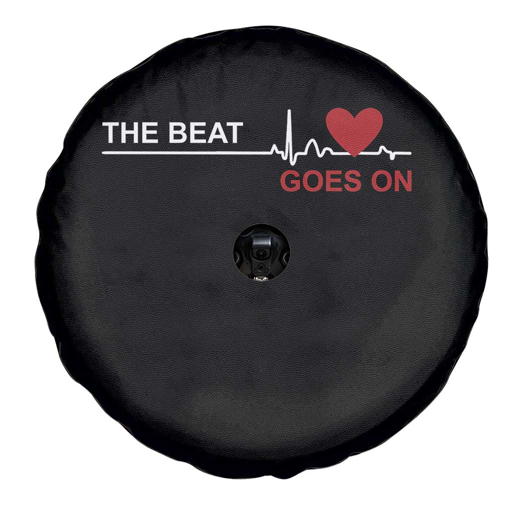 Cool Heart Surgery Survivor Spare Tire Cover Heart Attack Surgery The Beat Goes On Rehab Recover
