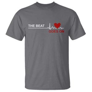 Cool Heart Surgery Survivor T Shirt Heart Attack Surgery The Beat Goes On Rehab Recover