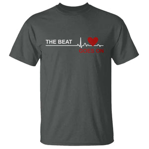 Cool Heart Surgery Survivor T Shirt Heart Attack Surgery The Beat Goes On Rehab Recover